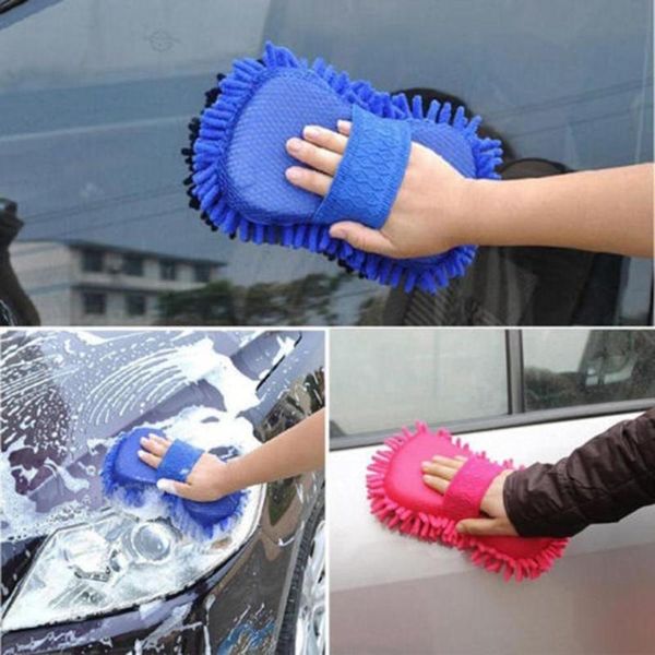 

стиральная уход за автомобиль мойка полотенца мягких губок pad автомобили автомобиль уход за кисть окна чистка стекло перчатка инструмент по