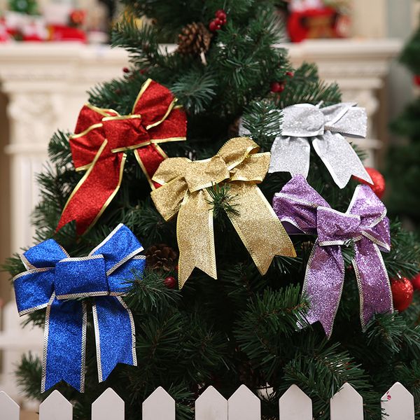 Ribbon Bows Christmas Tree Decorations