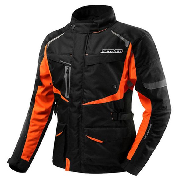 

men motorcycle jackets winter warm racing windproof motocross riding professional protective clothing drop resistance jacket