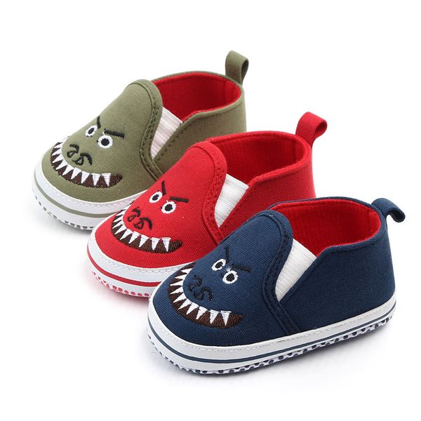 

малыш мальчик холст обуви мальчик бездельник кроссовки младенческой скольжения на prewalker мультфильм детская обувь для 0-12 месяцев младен
