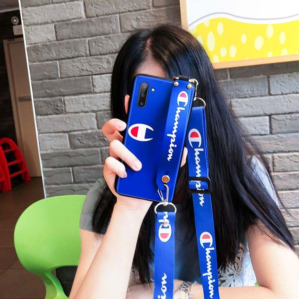 

wholesale designer phone case for samsung galaxy note10 note10+ c8 a9star a9s a8s brand ch@mpion fashion protective back cover