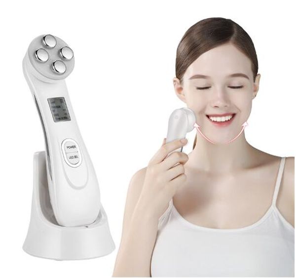 

5 в 1 сид rf фотон терапия лицевой кожи поднимаясь подмолаживание вибрация прибор машина ион микротоковая мезотерапия массажер