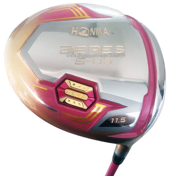 Новые женские гольф-клубы Honma S-06 Driver 11,5 Loft 4Star Golf Driver Graphite Shaft L Golf Casw Бесплатная доставка