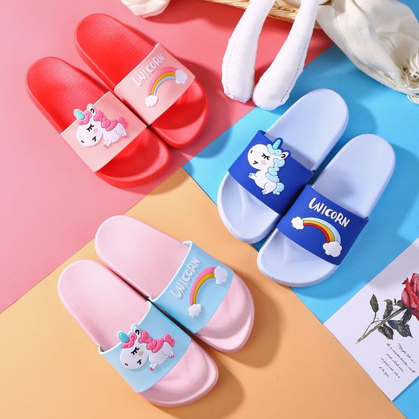 

house slides summer slippers women cartoon sandalias girls cute beach soft footwear non-slip, Black