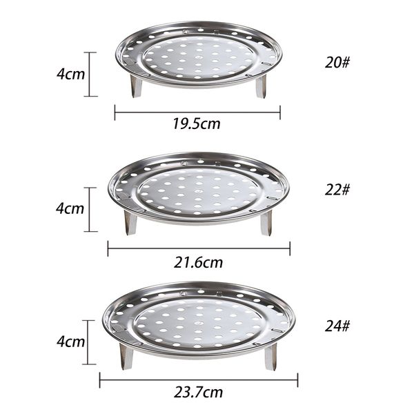 

round steaming stand steamer rack three legged durable 3 types stainless steel cooking tool kitchen supplies