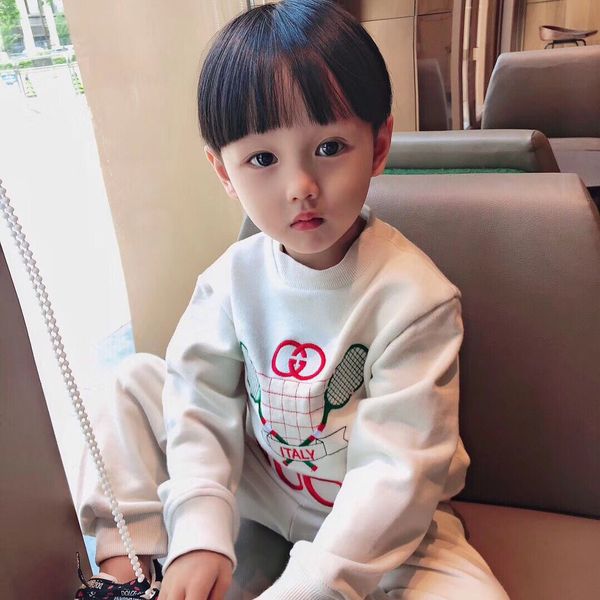 

Pre ell toddler kid baby girl clothe long leeve printed t hirt pant track uit outfit kid clothe fortnight co tume children clothe, White