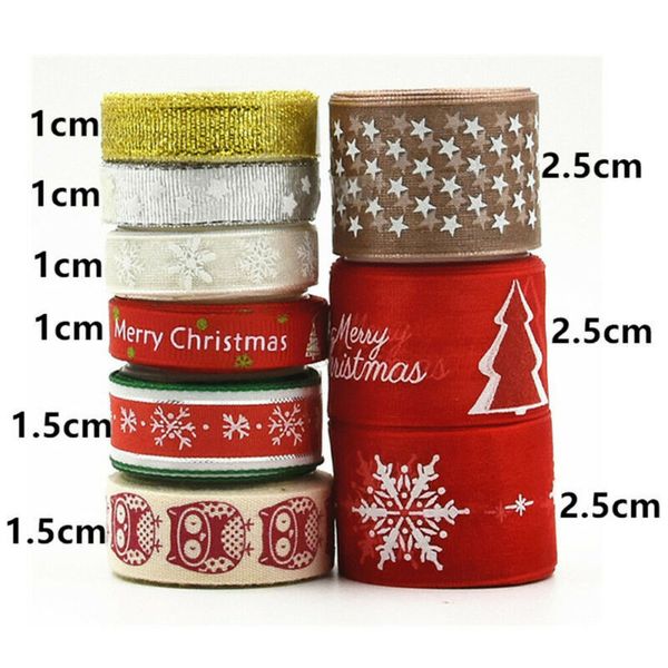 

5 yds christmas winter snowman snowmen red white silver tinsel edge wired ribbon