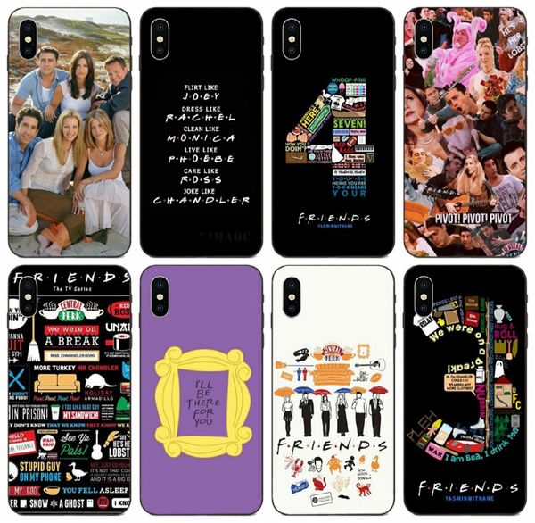 

[tongtrade] friends tv show case for iphone 11 pro max x xs 8 7 6s 6p 5s 5p galaxy on5 on7 huawei y7 y9 p30 p20 redmi note 5 silicone case