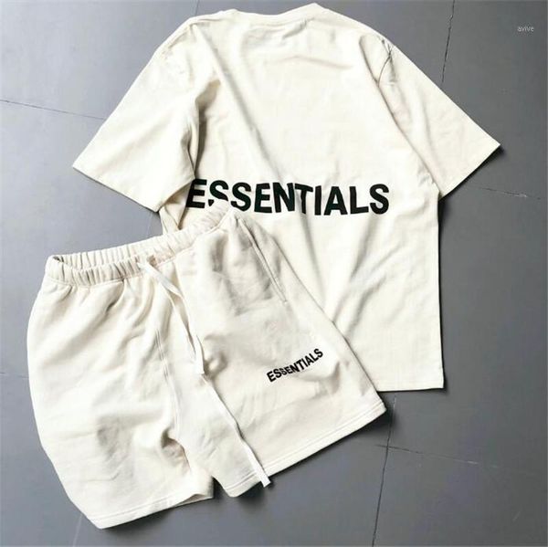 

fear of god t-shirt men women 2018ss new collection fear of god essentials boxy graphic tee t shirt1, White;black