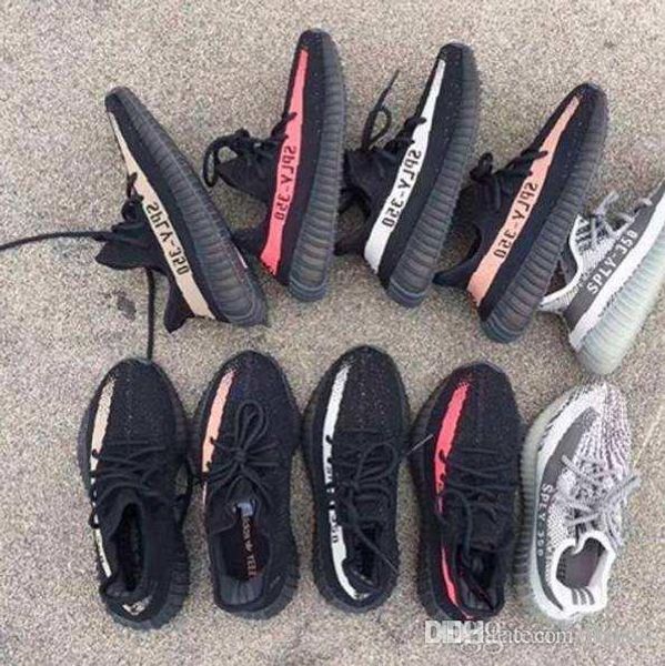 

SPLY 350 V2 Bred Semi Frozen Yellow Blue Tint Zebra Cream White Beluga 2.0 Bred 350 V2S Kanye West Running Shoes Sneakers