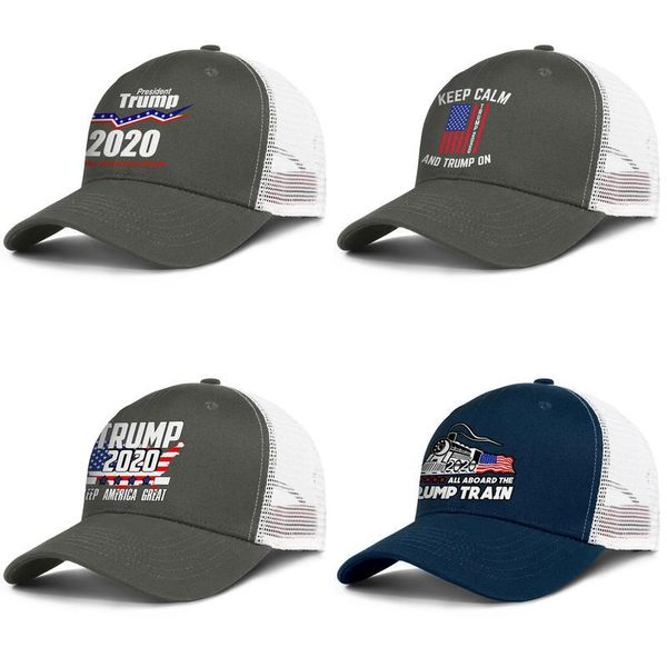 

all aboard the trump train 2020 dark_blue for men and women trucker cap ball styles fitted uk mesh hats trump american flag map face red, Blue;gray