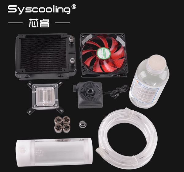 

syscooling flexible tube cooling kits no.1 intel cpu aluminum led fan