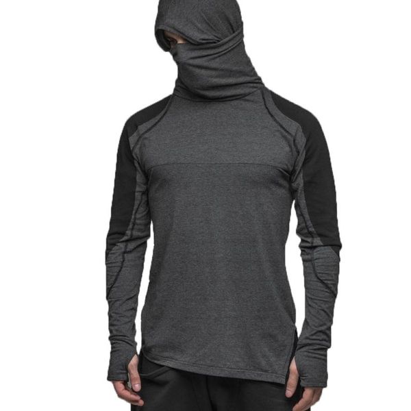 

mens pullover cycling hooded coat running sweatshirtwindproof riding sports hoodies, Black;red