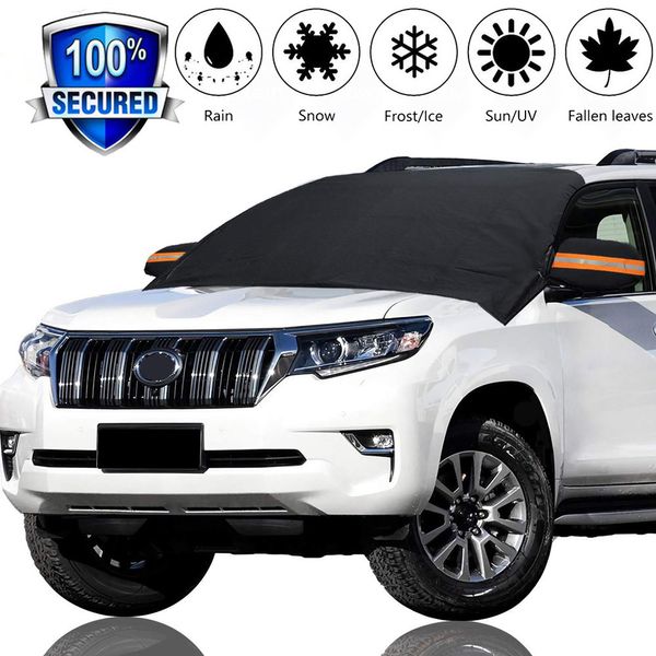 

215 x 125cm car windscreen cover heat sun shade anti snow frost ice shield dust protector universal winter car cover