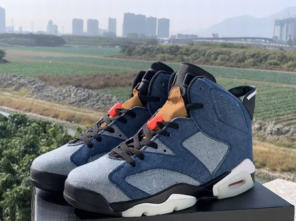 

men 2019 6 washed denim shoes washed denim varsity red black sneaker
