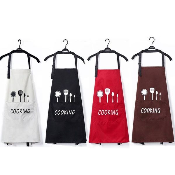 

aprons fashion kitchen waterproof oilproof antifouling apron pinafore tablier cooking accessories cafe restaurant flower shop overalls