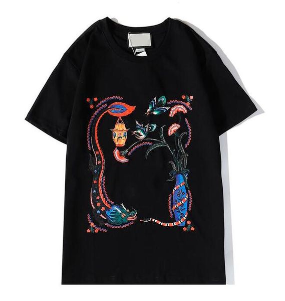 

20ss fashion t shirts for mens women tee shirts with letters patterns new summer pullover t-shirt mens clothing white black