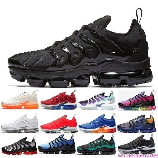 

new black white red all olive metallic silver plus colorways shoes tn running male shoe pack triple black men shoes eu us7-11