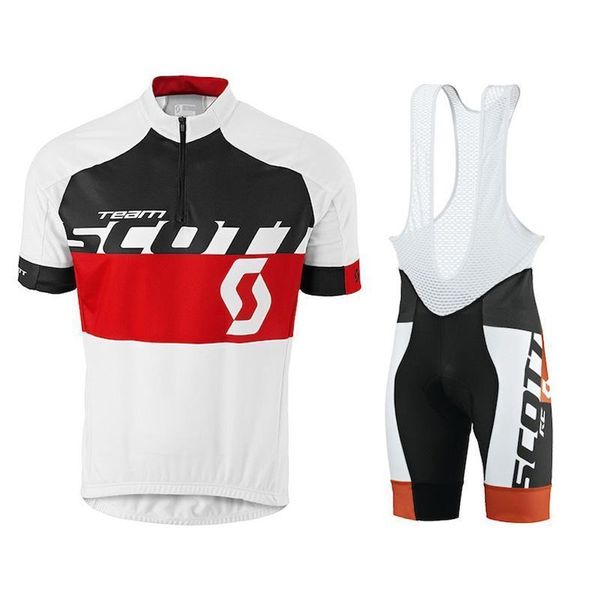 

2020 men scott cycling jersey set bicycle clothing tour de france short sleeve bike wear outdoor sports suit maillot ciclismo y040801, Black;red