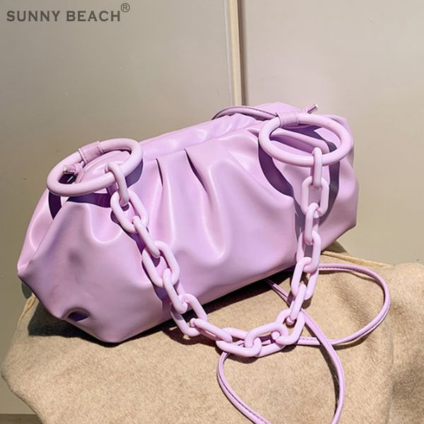 

luxurious acrylic women handbag soft pu leather corssboday bag messenger bag large capacity shoulder