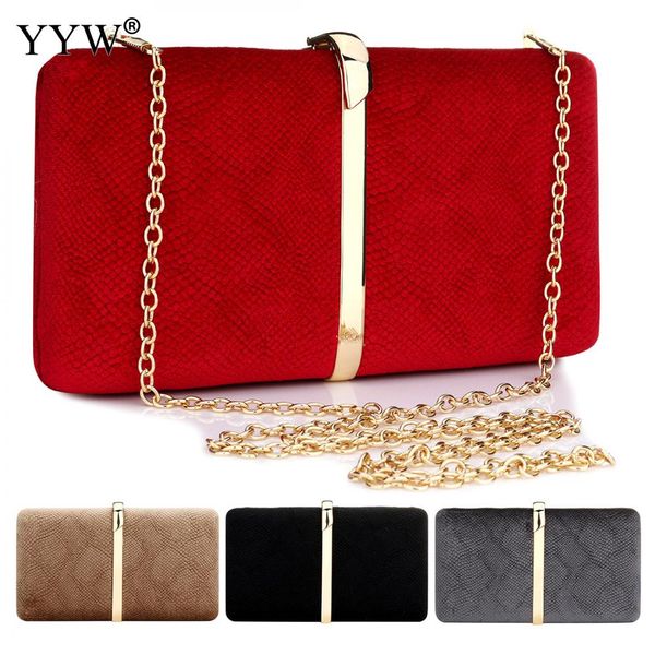 

flannelette box bag clutch women red wedding purse chain crossbody bags female evening party clutch luxury crystal bolso mujer