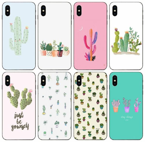 

tongtrade] кактус классический чехол для iphone 11 pro max x xs xr 8 7 6s 5s plus samsung a10 a10e a10s honor 7а pro редми 4a 4x мода