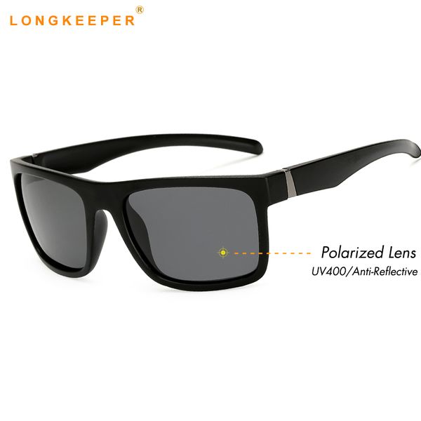 

vintage sunglasses men polarized uv400 mirror coating glasses male driving fishing sunglass eyewear gafas de sol long keeper, White;black