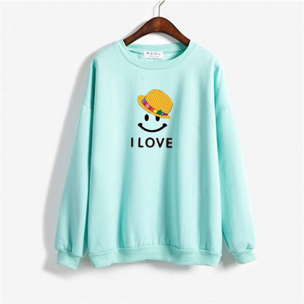 

women sweatshirt autumn 2019 winter men hoodie kawaii cartoon letter i love print couple punk hoodies oversize men clothes, Black