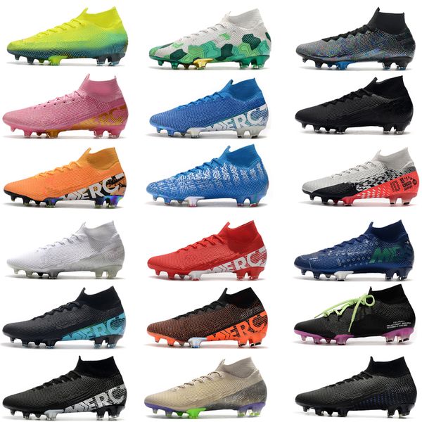 

2020 new mercurial superfly 7 elite se fg neymar ronaldo mens soccer cleats soccer shoes acc mens football boots scarpe da calcio