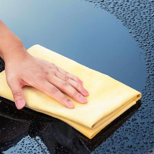 

1 piece 50*50cm car wash towels wash car care polishing plush microfiber washing drying towel strong thick plush polyester