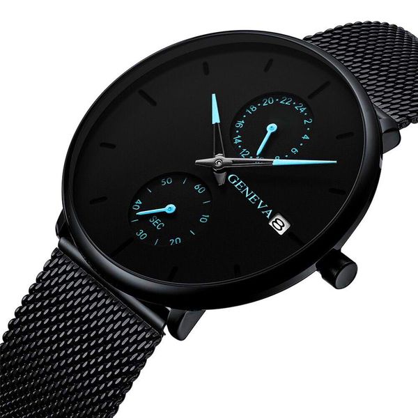 

fashion luxury men's watch sport date simple quartz watch male clock steel belt casual wristwatch hours relogio masculino a30, Slivery;brown