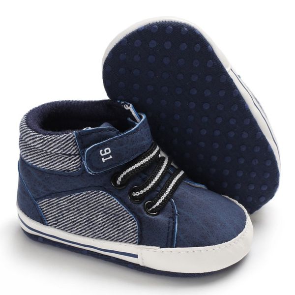 

baby boys breathable mixed colors design anti-slip shoes sneakers toddler soft soled first walkers