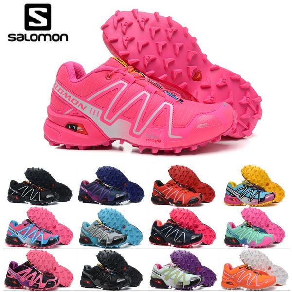 

2019 alomon peed cro 3 c iii running hoe black ilver red pink blue women outdoor peedcro 3 hiking women port neaker 36 41