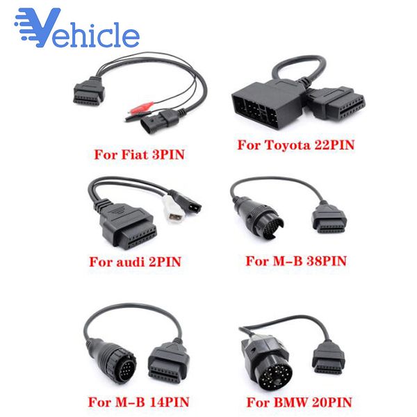 

for for mb fiat old car diagnostic cable adapter 16pin obd2 obdii scanner