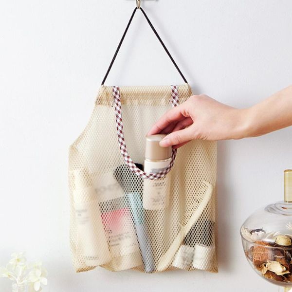 

3*fruit vegetable garlic onion hanging bag reusable mesh kitchen classification 26*29cm kitchen storage bags toys sundries