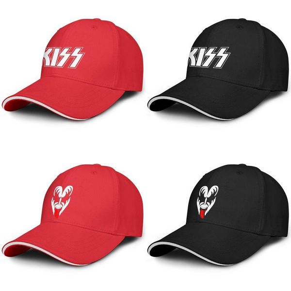 

kiss rock baseball adjustable sandwich hat custom sports personalized cap rock band popfunk alive 75 music band kiss album variations, Blue;gray