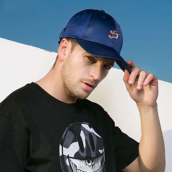 

sedancasesa baseball cap for women men embroidery summer sun visor beach adjustable solid color snapback hat wgsb181033, Blue;gray