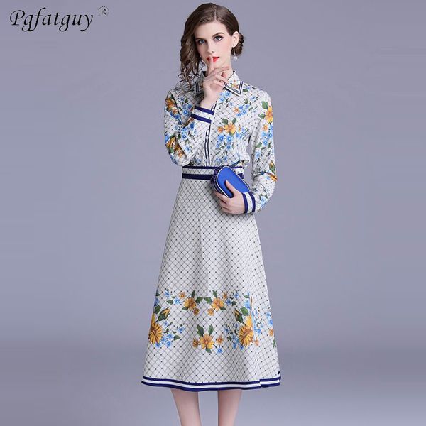 

women fashion +skirt outfits summer turn down collar long sleeve blouse shirt and big swings skirts twinsets, White