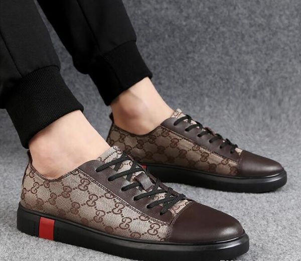 

2019 new style fashion high men shoes spikes shoes luxury designer rivets flat walking shoe dress party wedding shoe size 38-46, Black