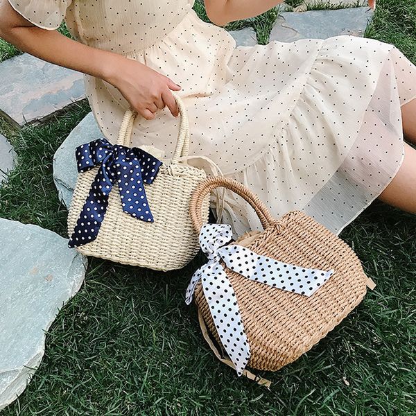 

женская мода ретро тканой сумка сплошных цветов универсальных сумки тканых сумок пляж sac bandouliere femme # t1g