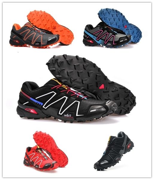 

2019 new salomo speed cross 3 cs iii outdoor male camo red black sports shoes mens speed crosspeed 3 running shoes zapatos hombre eur 40-46