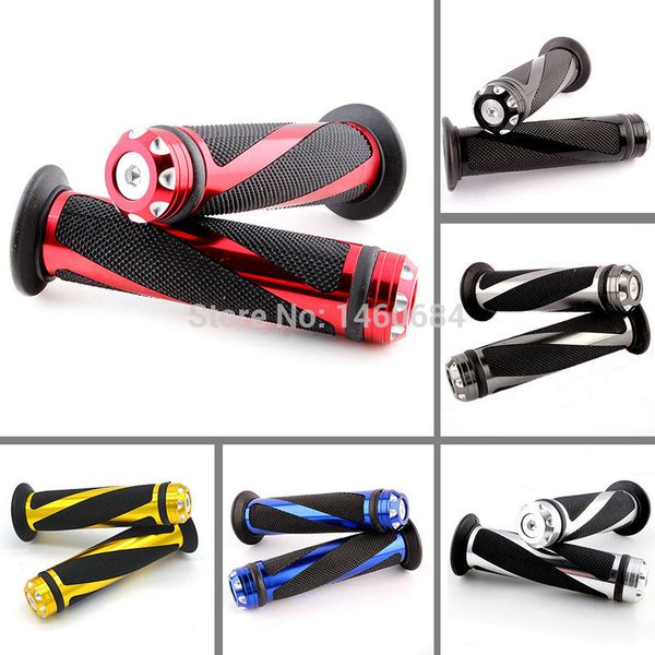 

universal motorcycle handlebars grips motocross dirt bike cafe racer grip with 7/8" 22mm handlebar