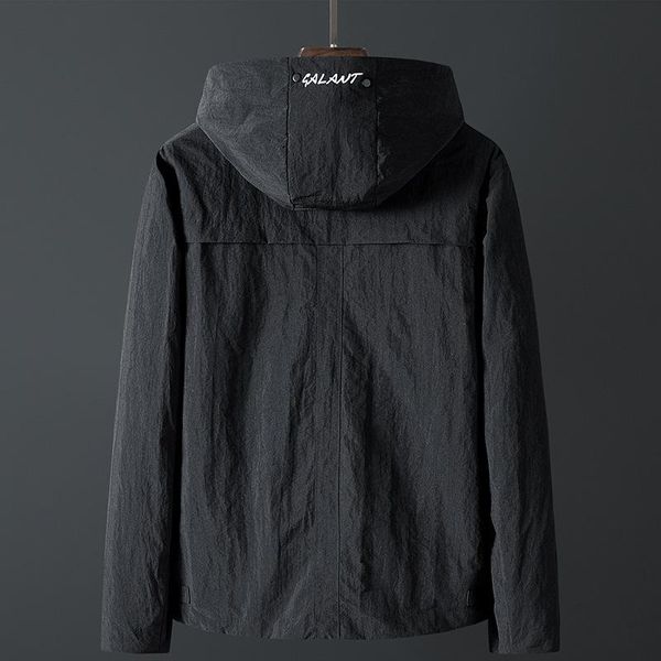 

mens designer solid color jacket young simple student korean-style late autumn single coat, Black;brown