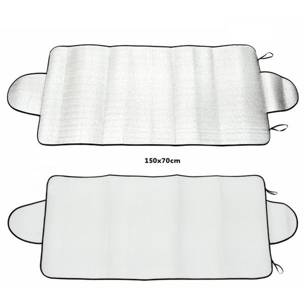 

car-styling konyide windshield sunshades snow ice protector visor sun shade fornt rear windshield cover shields td0707 dropship