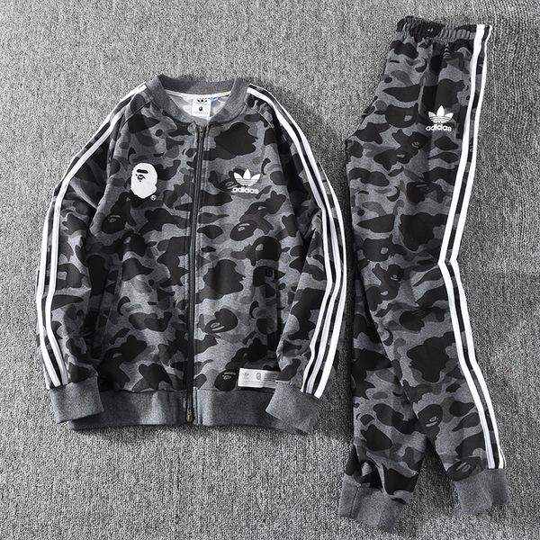 

mens designer fashion men designer coats pants suits cardigan men hoodies sweatshirts zipped mens clothing sport suit spring0shi, Gray