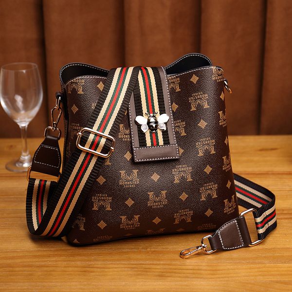 

2020 женская мода ведро сумка высокое качество натуральная воловья сумка классический дизайн crossbody сумки леди сумки, Black;white