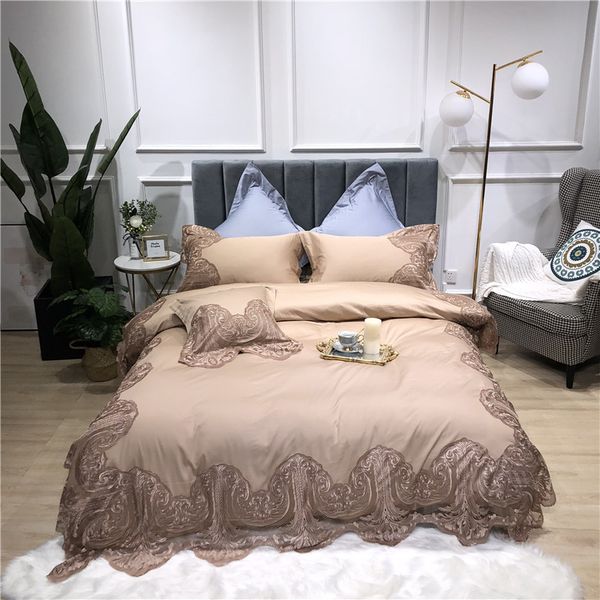 

luxury lace bedding sets adults beddingset egyptian cotton bed linen duvet cover bed sheet pillowcase/bed sets