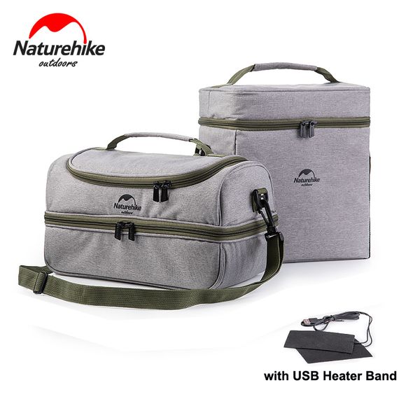 

naturehike outdoor picnic bag insulated lunch bag insulated thermal with usb heater band nh17b001-b