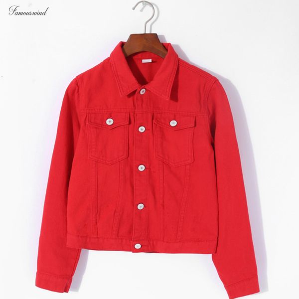 

outwear женщины основные джинсовой куртки пальто лето женщины красный розовый черный джинсовой куртки женские джинсы пальто вскользь девушки, Black;brown