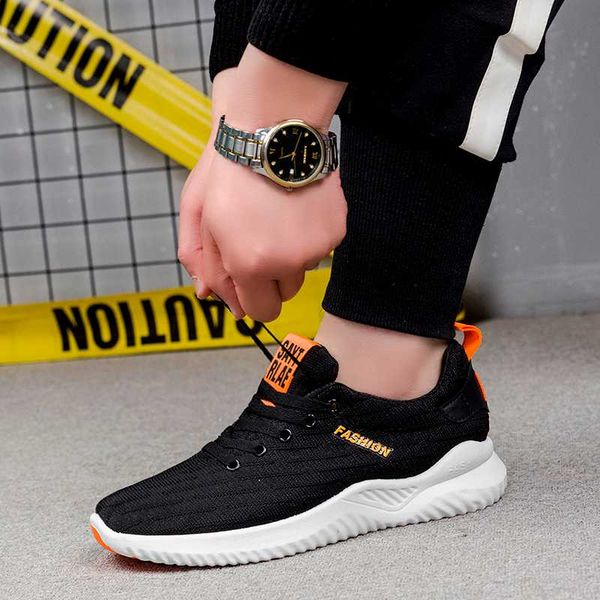 

2020 new men shoes comfortable breathing sneakers lace up casual walking outdoor sports running shoes